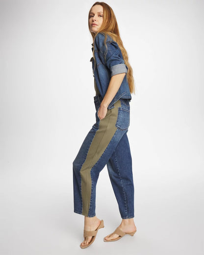 Chico's Utility Barrel Jeans Mariana Indigo