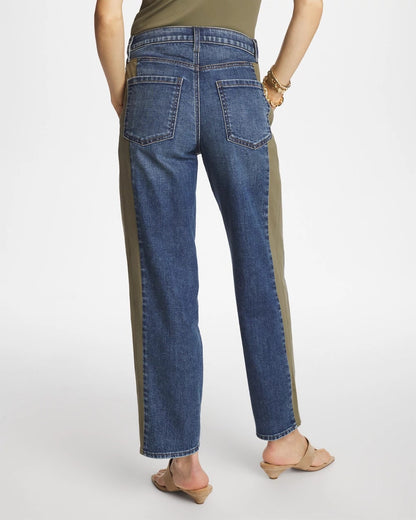 Chico's Utility Barrel Jeans Mariana Indigo