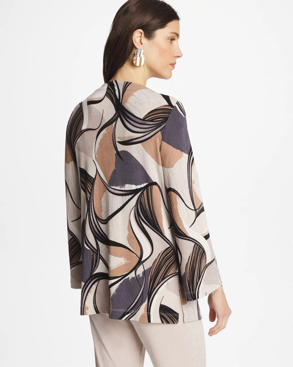 Chico's Travelers™ Waverly Bell Sleeve Tunic Soft Slate