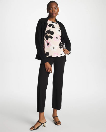 Chico's Matte Jersey Cropped Pants Black