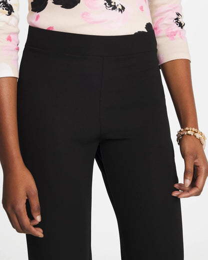 Chico's Matte Jersey Cropped Pants Black