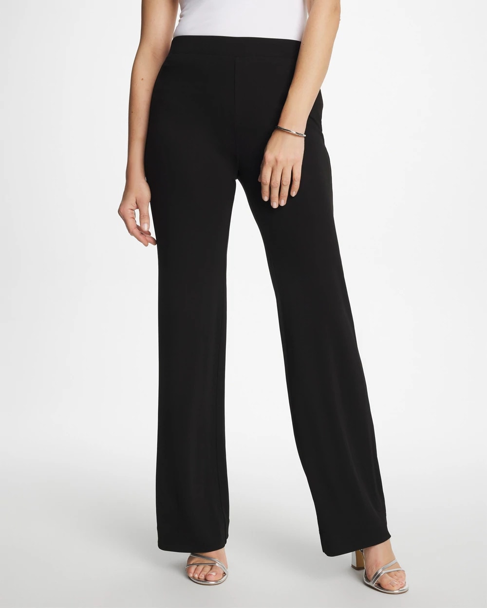 Chico's Matte Jersey Pants Black