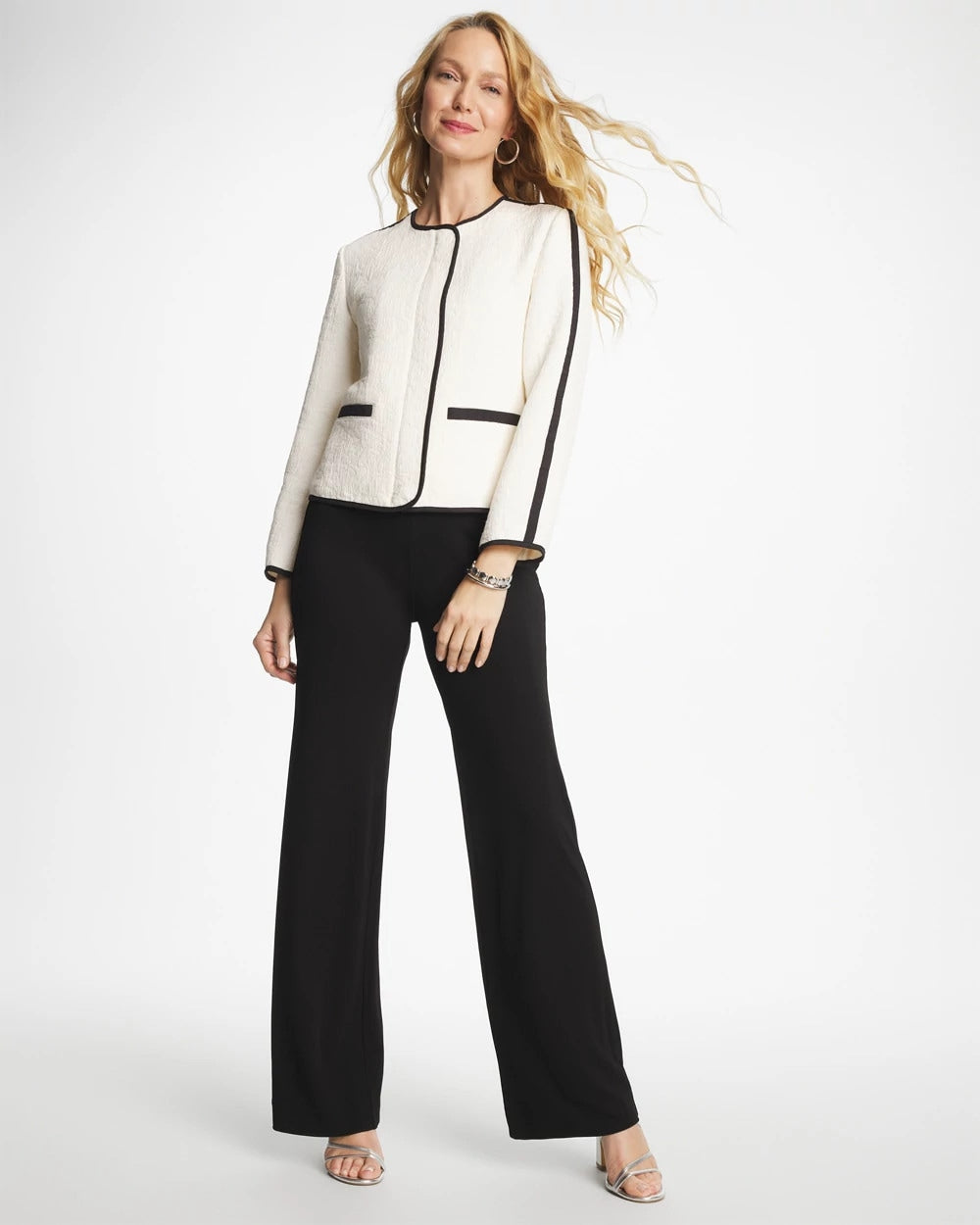 Chico's Matte Jersey Pants Black