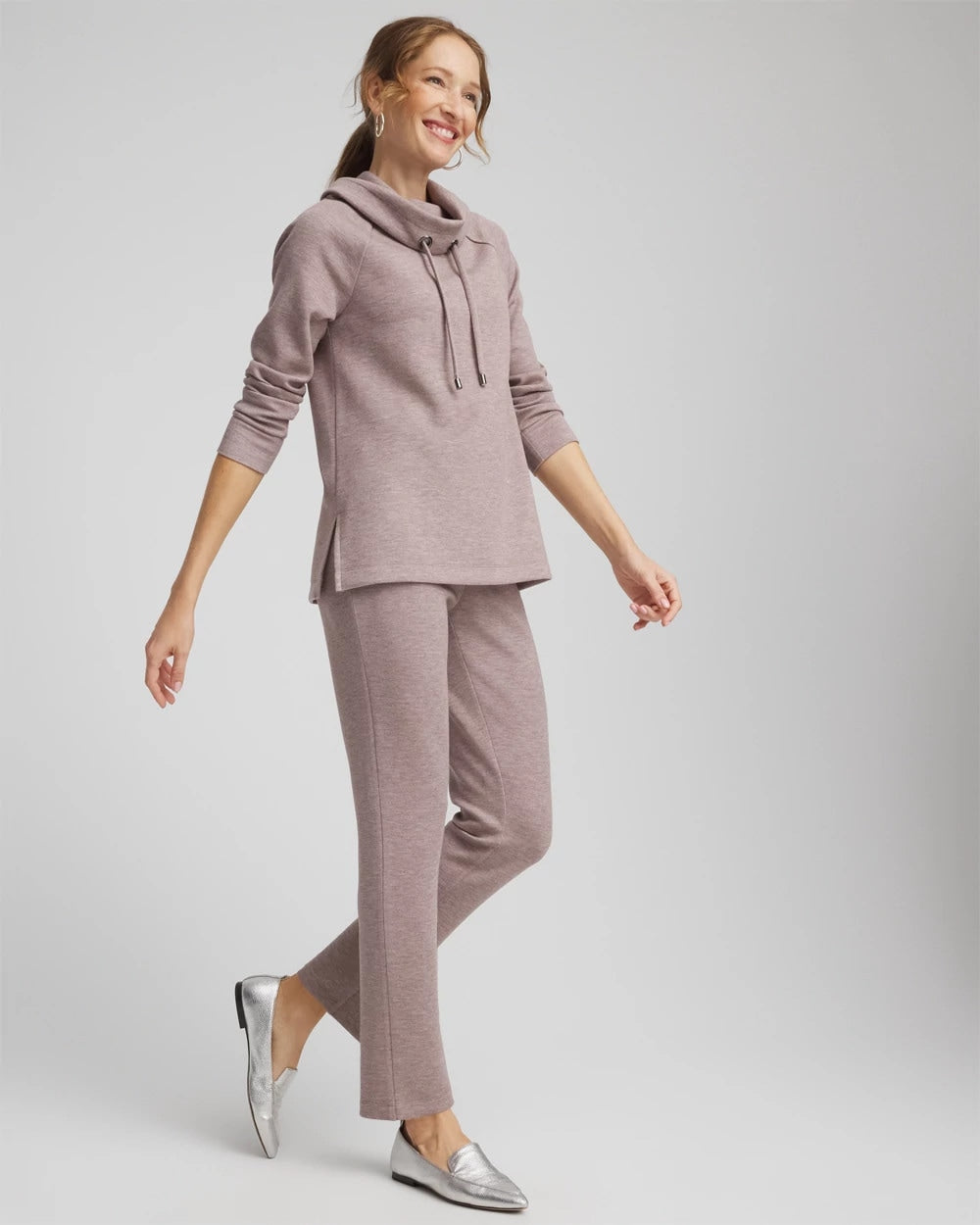 Chico's Zenergy® Soft Pants Taupe Heather
