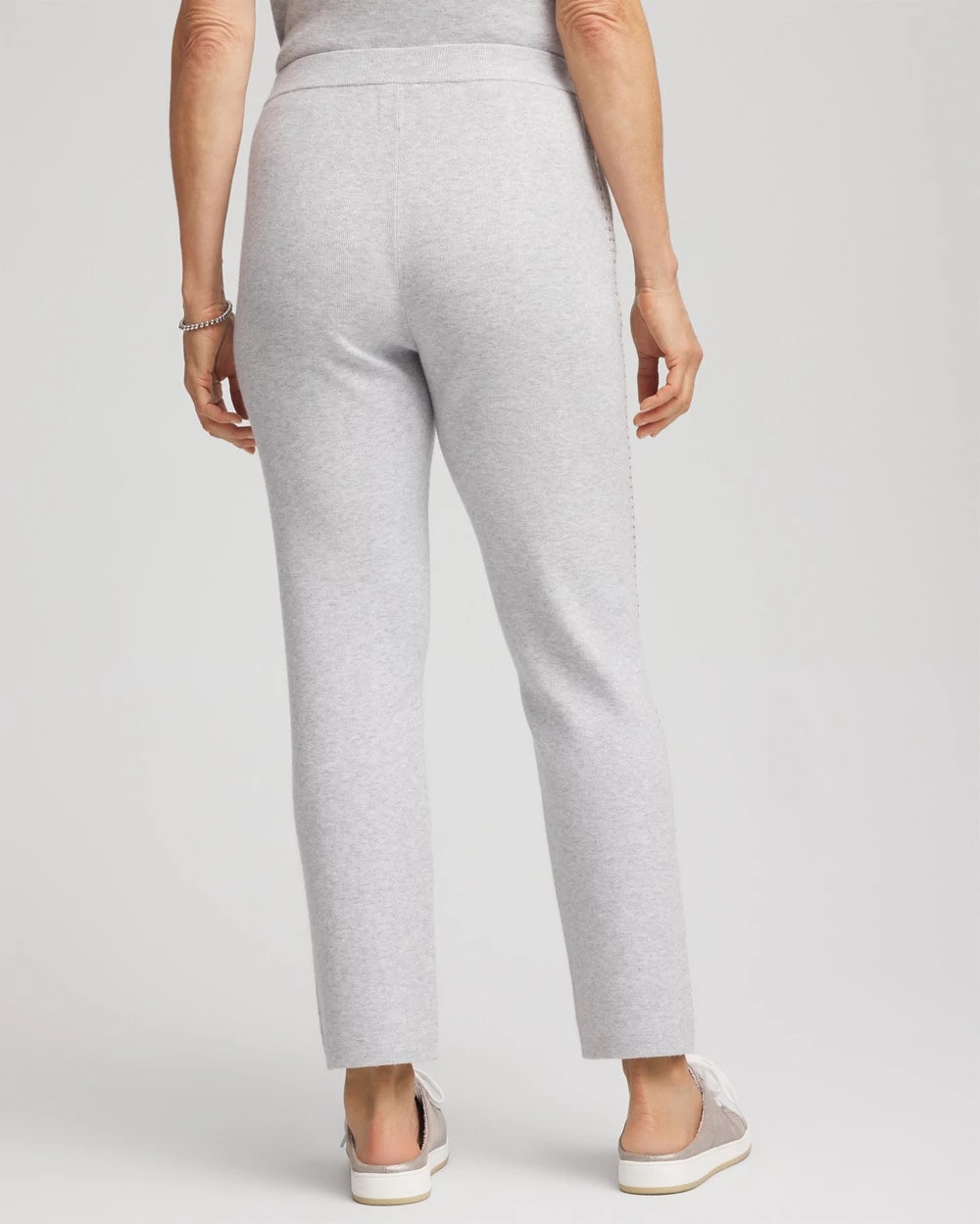 Chico's Zenergy® Luxe Diamante Pants Frosted Gray Heather