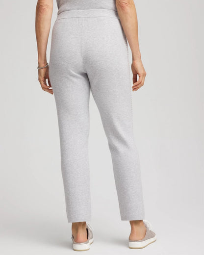 Chico's Zenergy® Luxe Diamante Pants Frosted Gray Heather