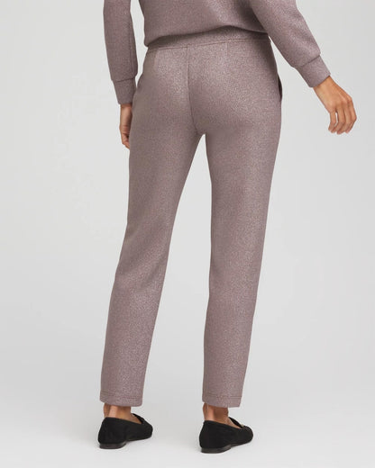 Chico's Zenergy® Sparkle Tapered Ankle Pants Walnut