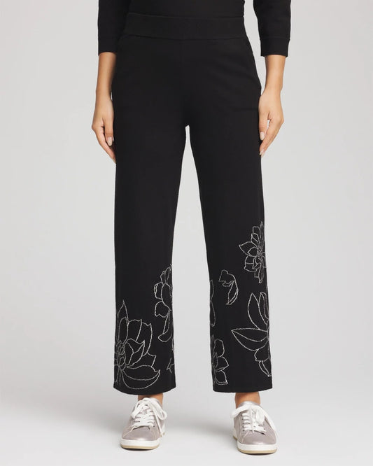 Chico's Zenergy® Luxe Intarsia Pants Black