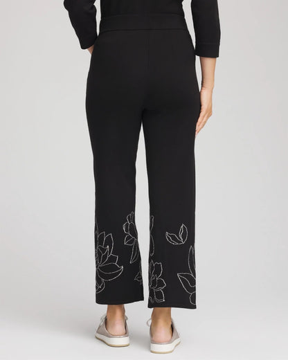 Chico's Zenergy® Luxe Intarsia Pants Black