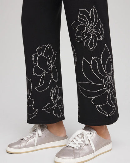 Chico's Zenergy® Luxe Intarsia Pants Black