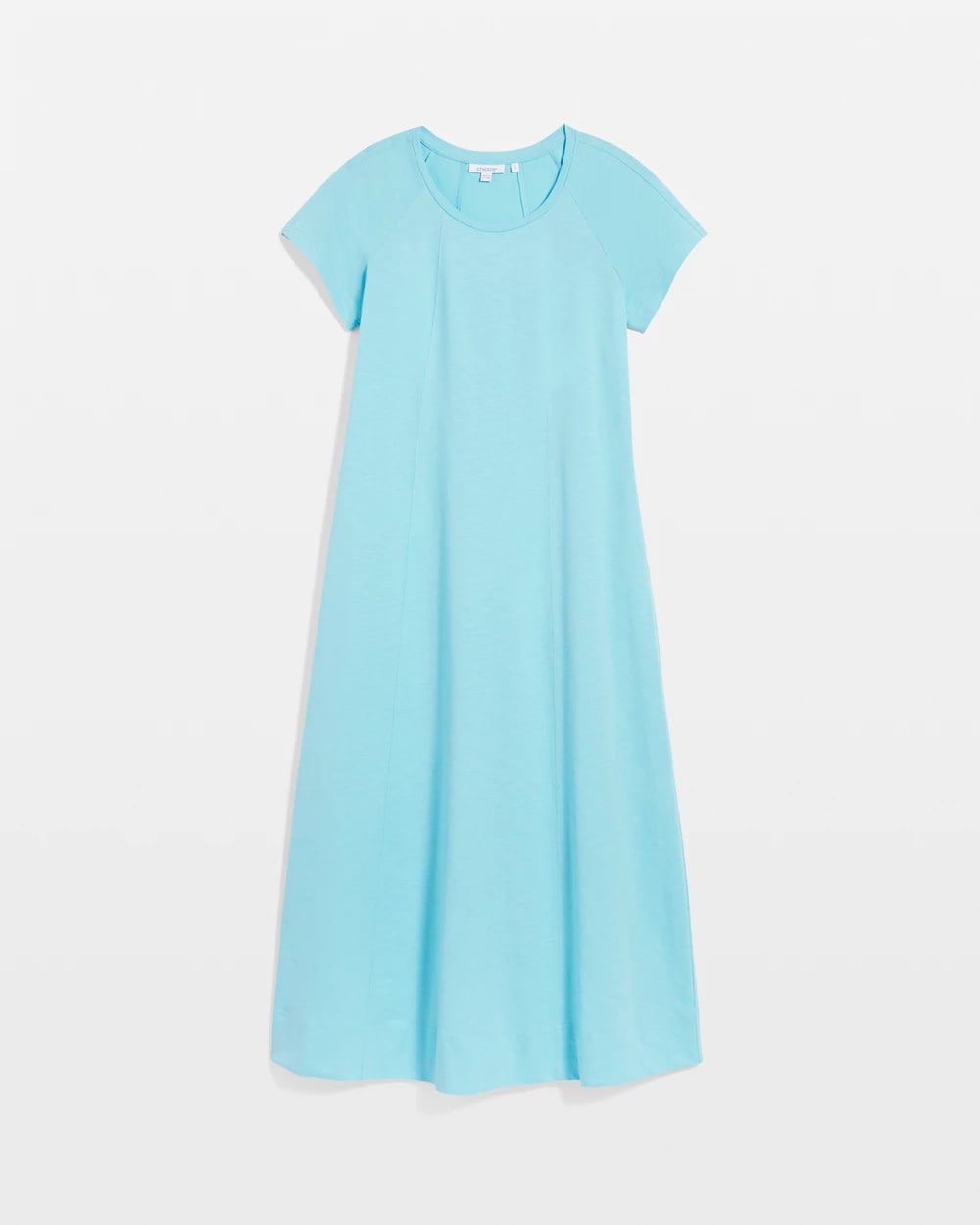 Chico's Short-Sleeved Maxi Dress Paradiso Blue