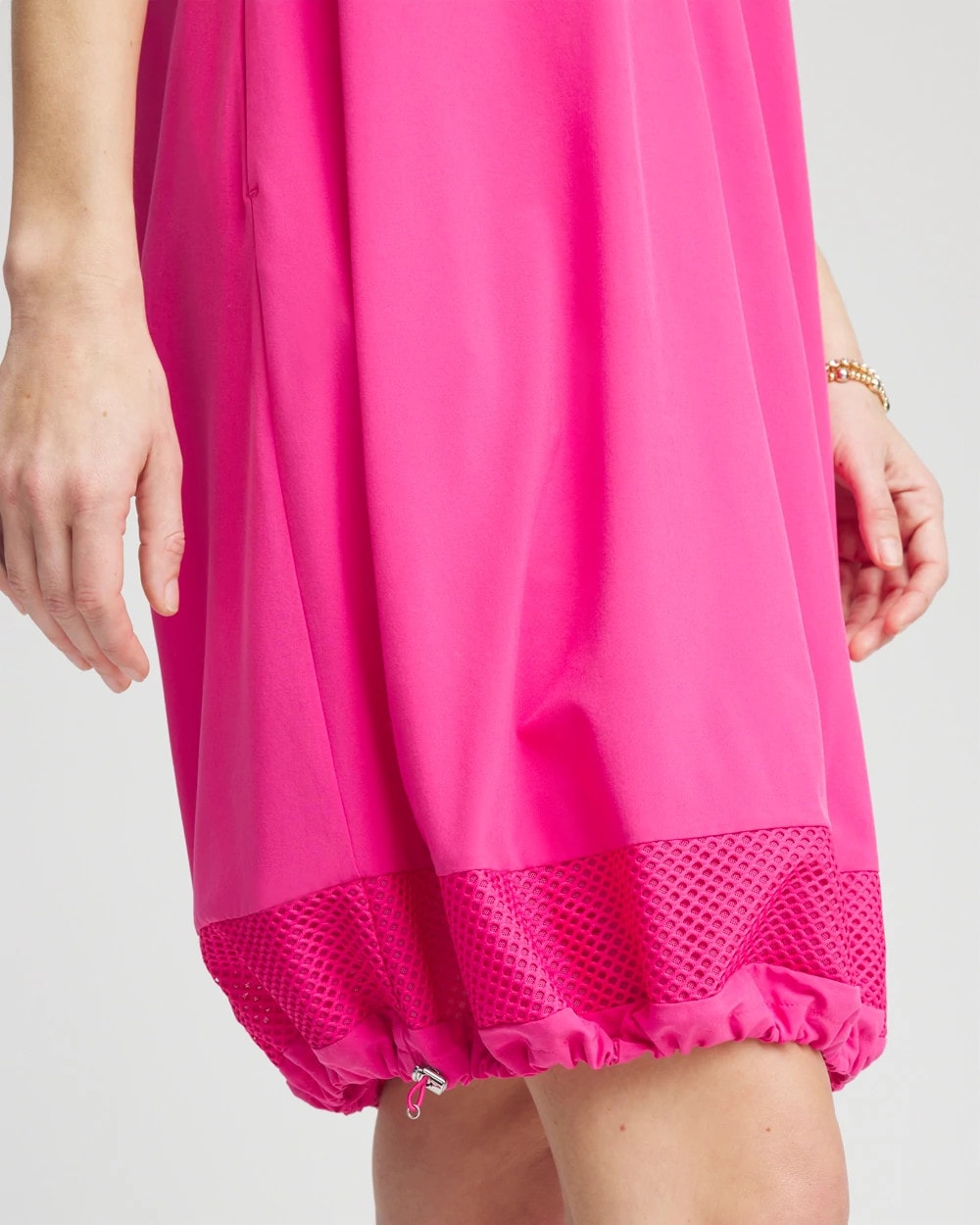 Chico's Zenergy® UPF Mesh-Trim Bungee Dress Crushed Berries