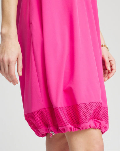 Chico's Zenergy® UPF Mesh-Trim Bungee Dress Crushed Berries