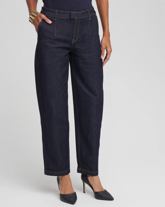 Chico's Tapered Trouser Jeans Cedar Rinse
