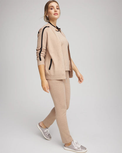 Chico's Zenergy® Luxe Cashmere-Blend Cardigan Champagne Fizz
