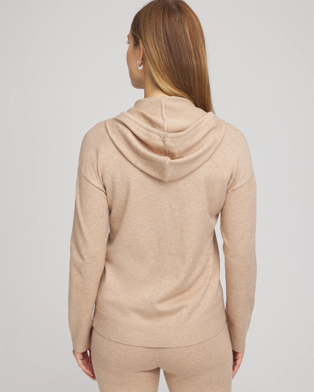 Chico's Zenergy® Luxe Embroidered Pullover Sweater Champagne Fizz