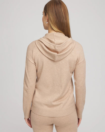 Chico's Zenergy® Luxe Embroidered Pullover Sweater Champagne Fizz