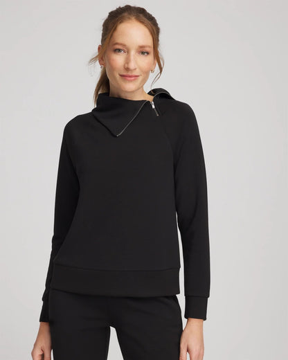 Chico's Zenergy® Soft Popover Top Black
