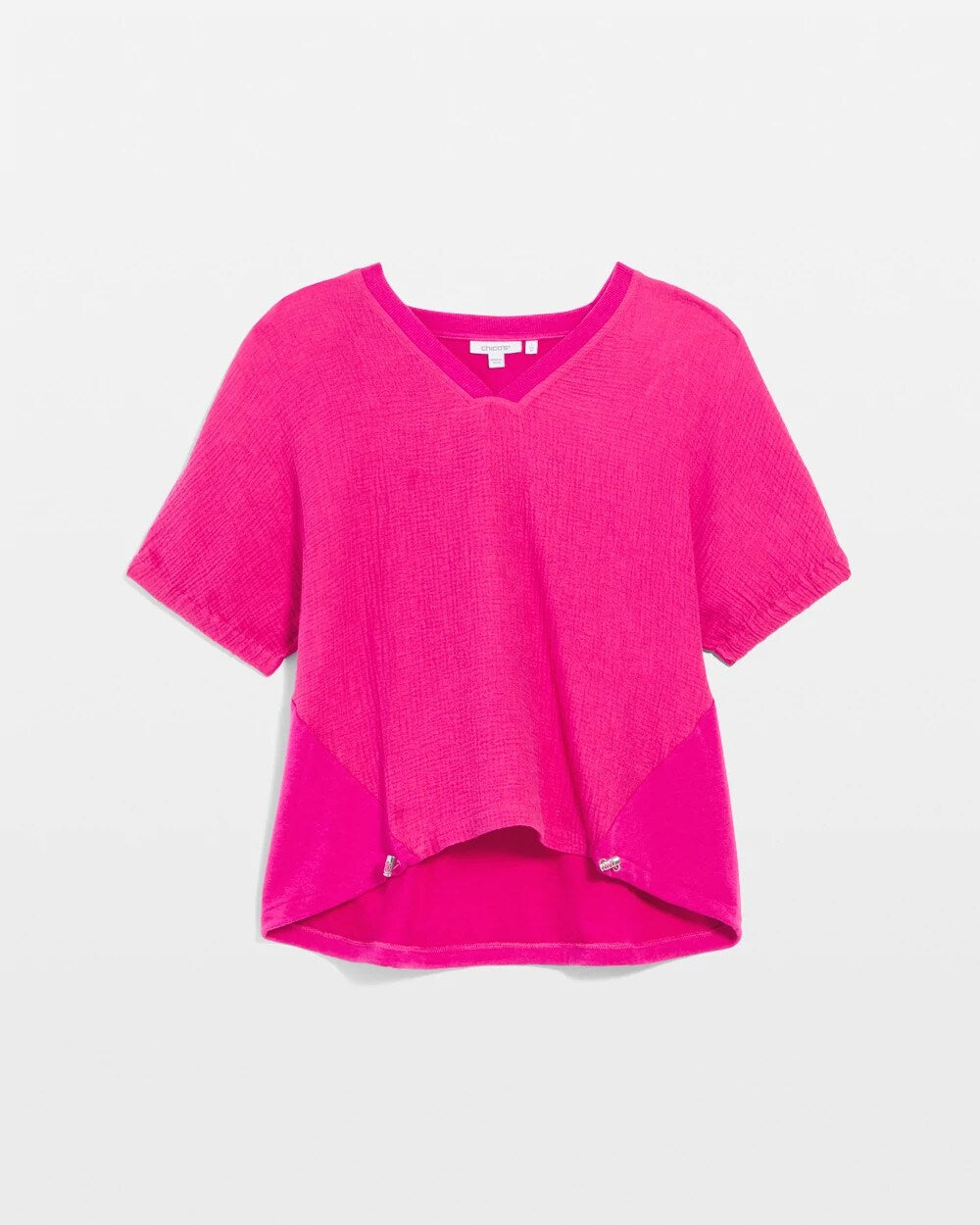 Chico's Zenergy® Gauze Lounge Shirt Crushed Berries