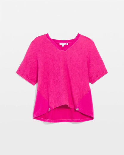 Chico's Zenergy® Gauze Lounge Shirt Crushed Berries