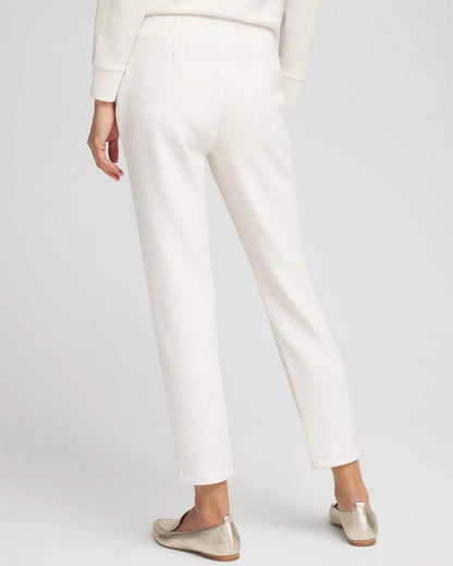 Chico's Zenergy® Heathered Ankle Pants Ecru