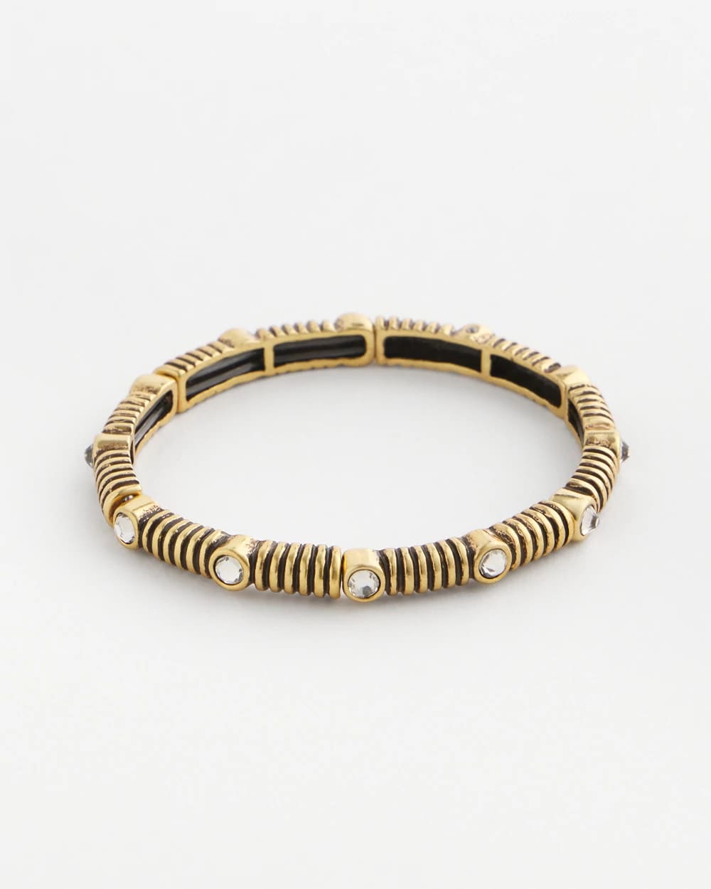 Chico's Goldtone Stretch Bracelet Gold