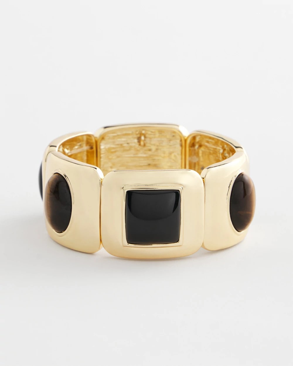 Chico's Neutral Gold Stretch Bracelet Neutral