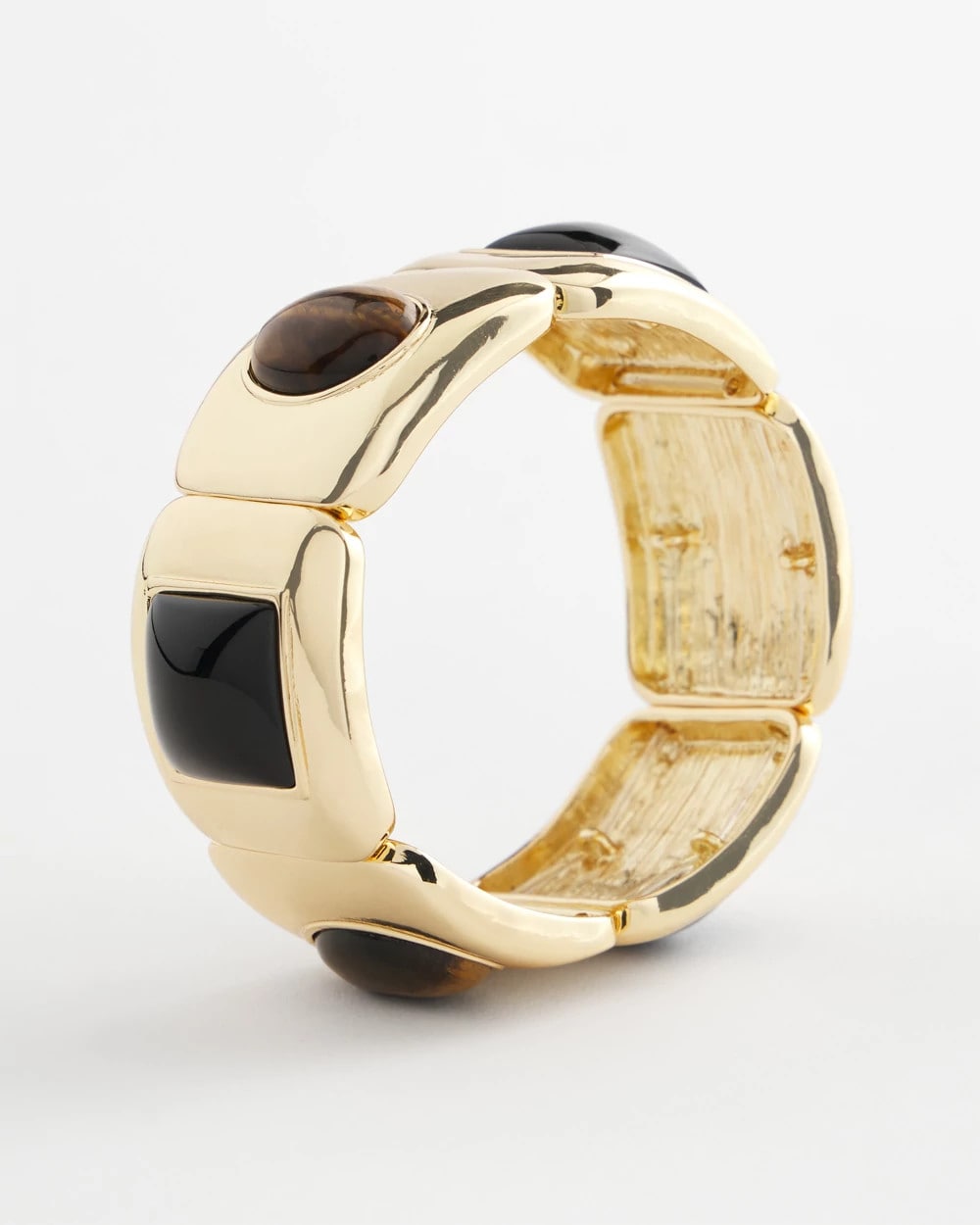Chico's Neutral Gold Stretch Bracelet Neutral