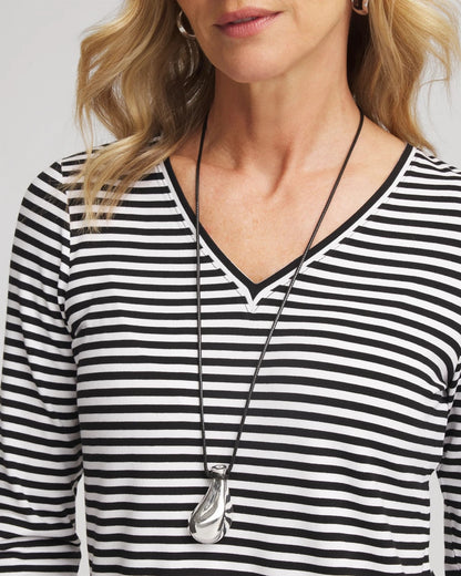 Chico's Silvertone Adjustable Pendant Necklace Mixed Metals