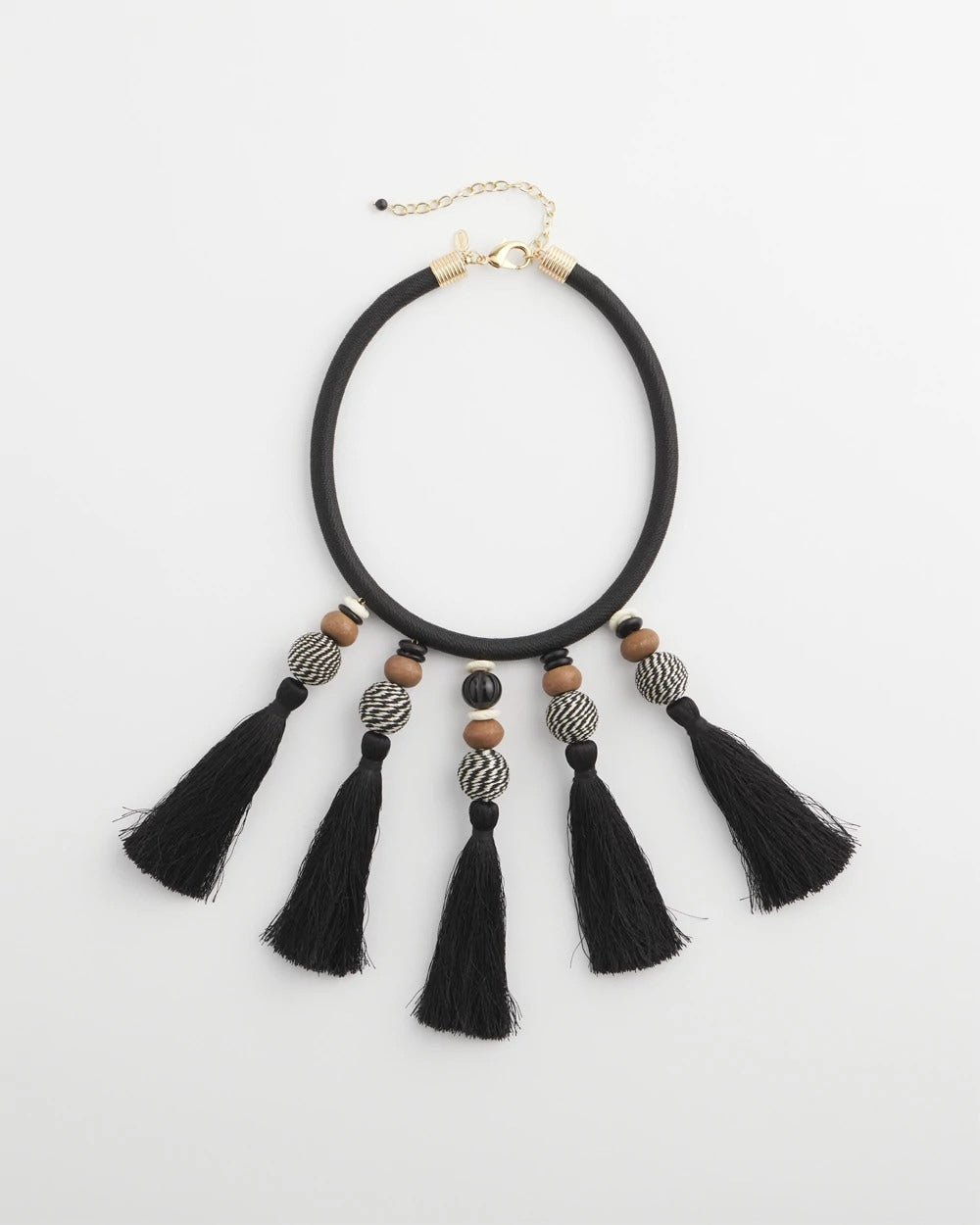 Chico's Chico's Originals Tassel Statement Necklace Neutral