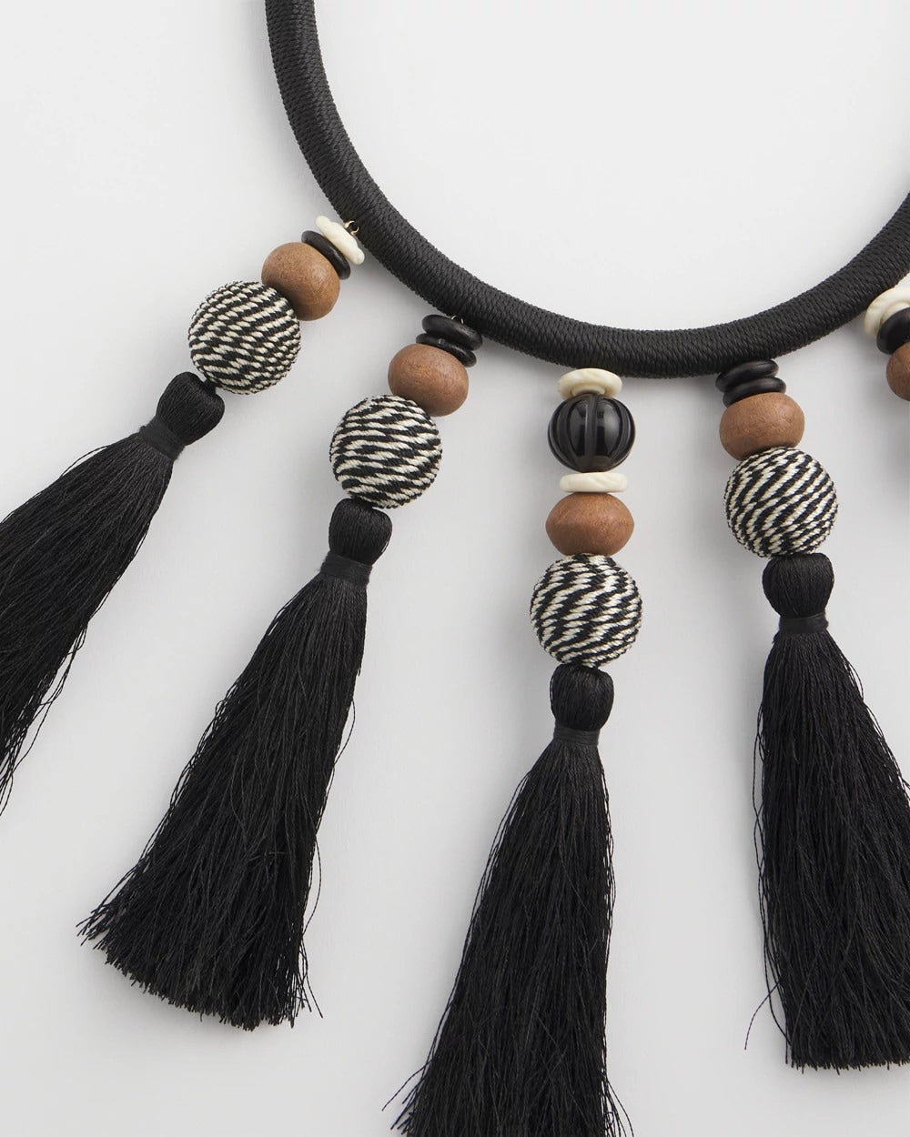 Chico's Chico's Originals Tassel Statement Necklace Neutral