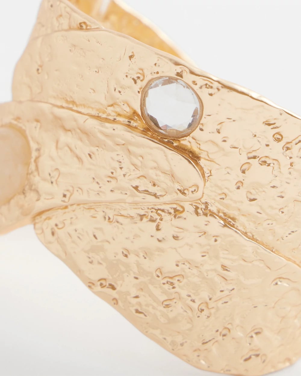 Chico's Molten Goldtone Cuff Bracelet Gold