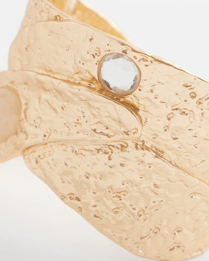 Chico's Molten Goldtone Cuff Bracelet Gold