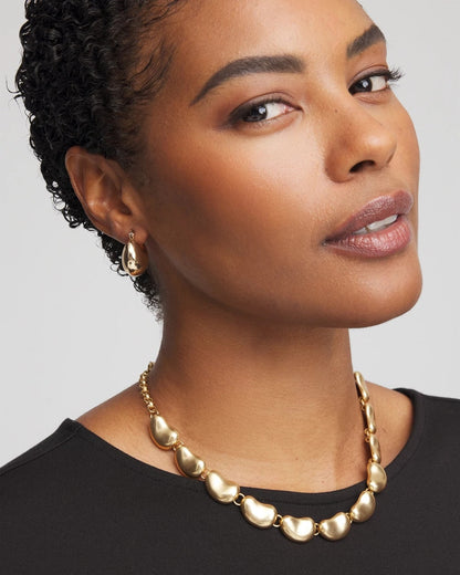 Chico's Convertible Mixed-Metals Y-Necklace Mixed Metals