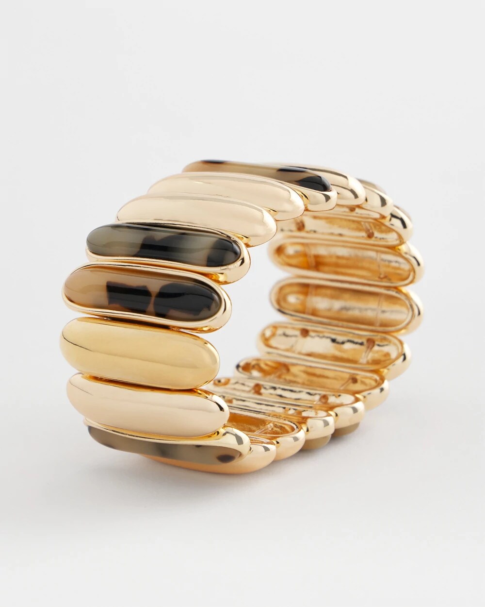 Chico's Tortoise Stretch Bracelet Brown