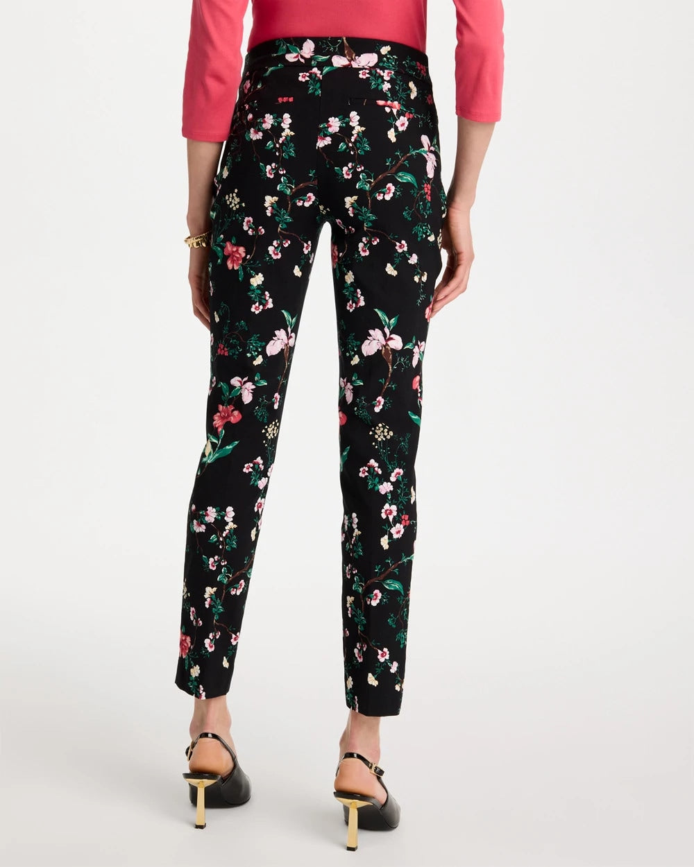 Chico's Kyoto Bloom Brigitte™ Slim Ankle Pants Black