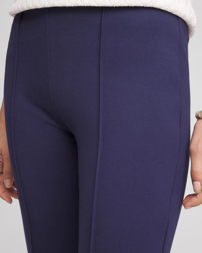 Chico's Lightweight Juliet Kick Flare Pants Passport Blue
