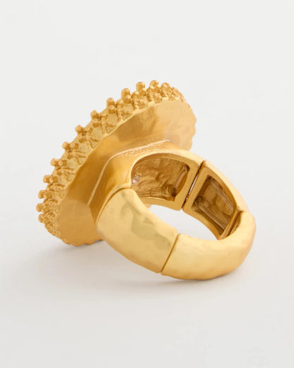 Chico's Pearlescent Stretch Ring Gold