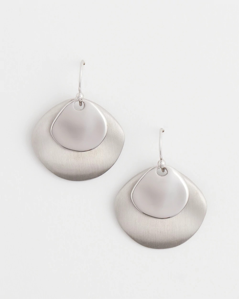 Chico's Silver Drop Earrings Silver