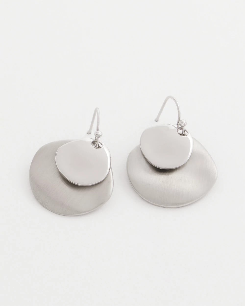 Chico's Silver Drop Earrings Silver