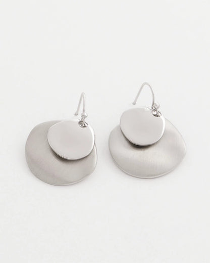 Chico's Silver Drop Earrings Silver