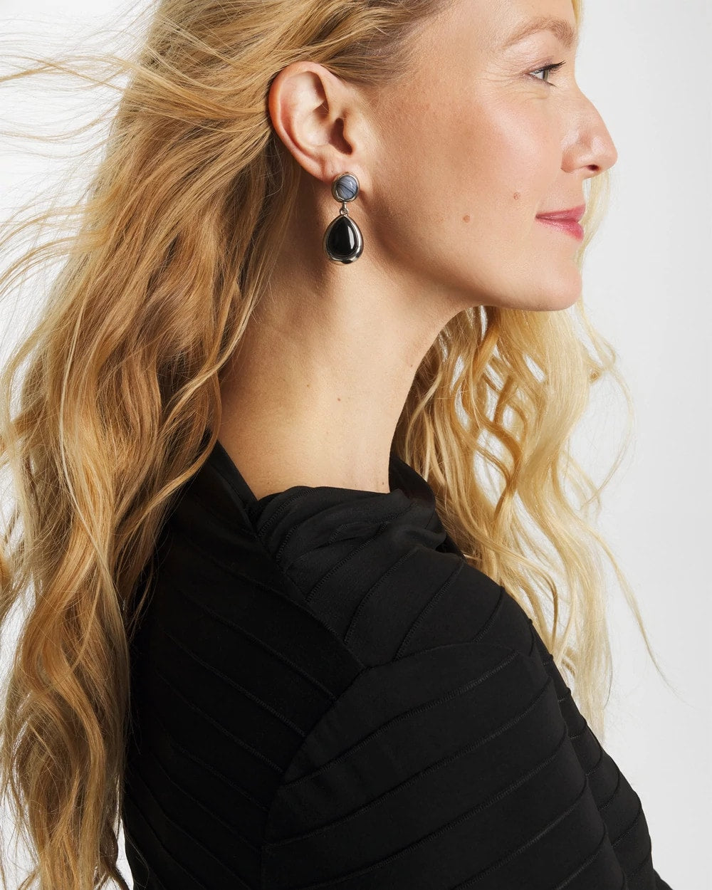 Chico's Neutral Teardrop Earrings Neutral