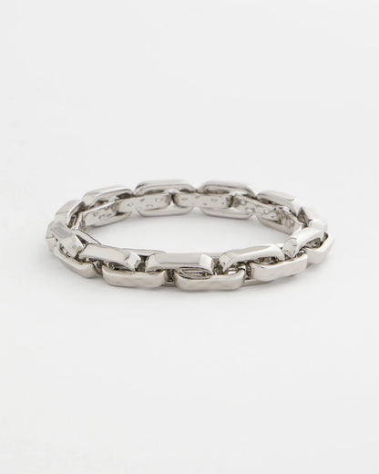Chico's Silver Link Stretch Bracelet Silver