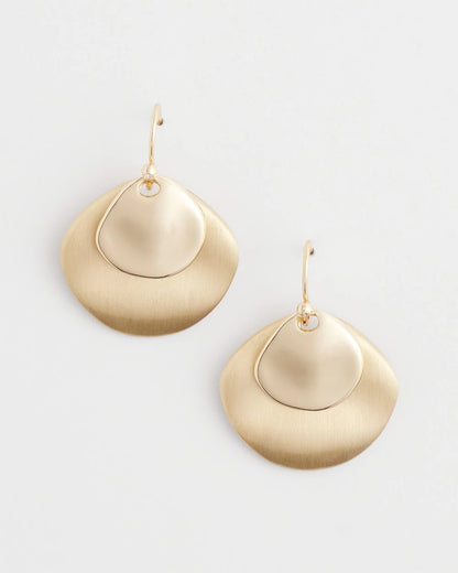 Chico's Gold Drop Earrings Gold