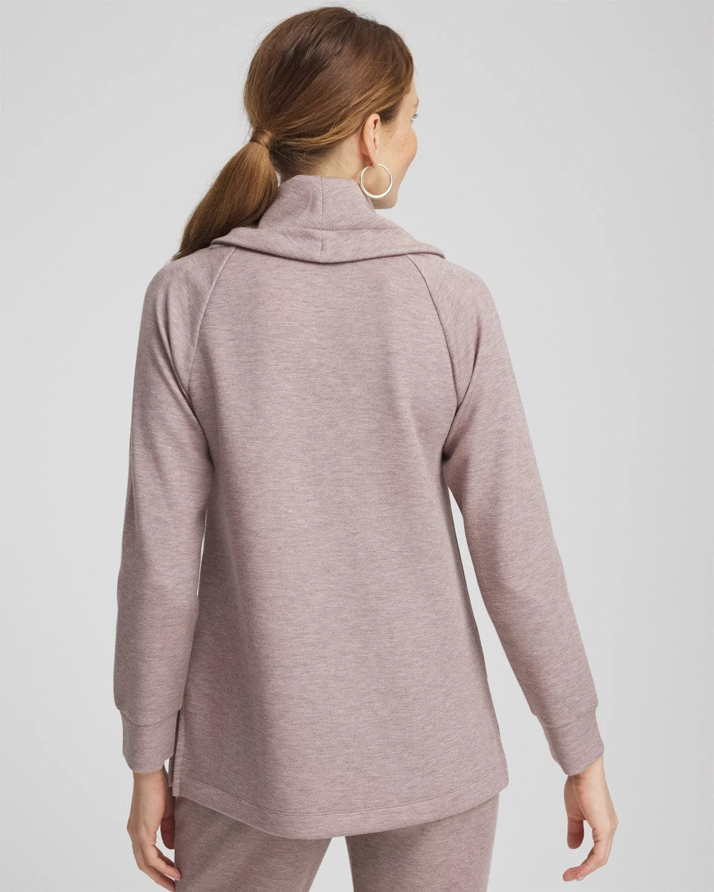 Chico's Zenergy® Soft Tunic Taupe Heather