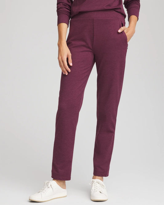 Chico's Zenergy® Cloud Tapered Ankle Pants Blackened Burgundy