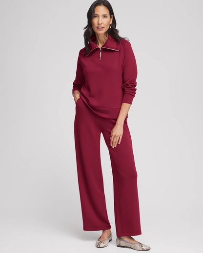 Chico's Zenergy® Wide Leg Pants Berry Compote