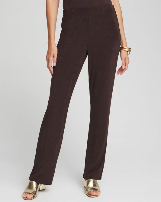 Chico's Petite Travelers™ No Tummy Pants Cocoa Bean