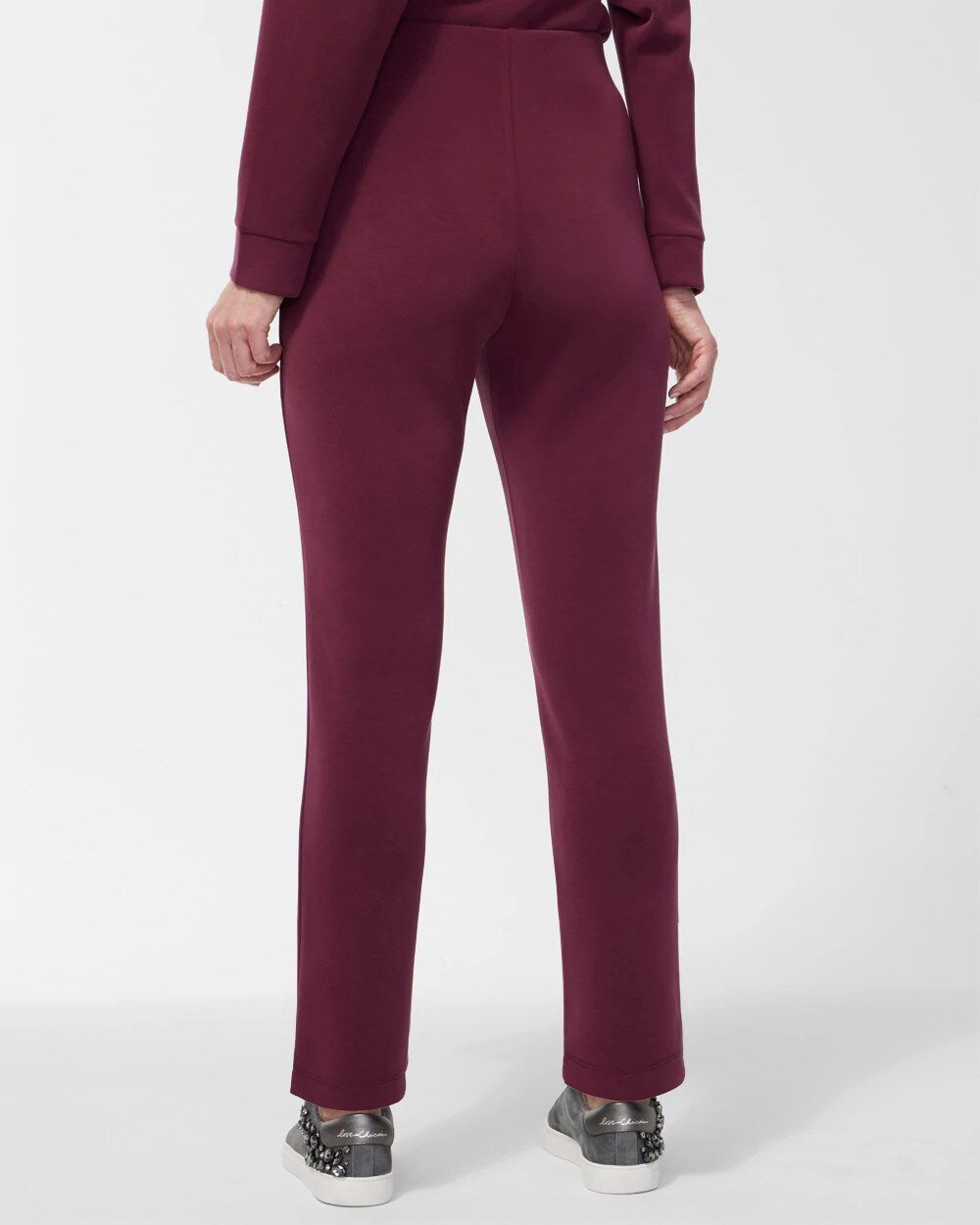 Chico's Zenergy® Scuba Pull-On Pants Deep Merlot