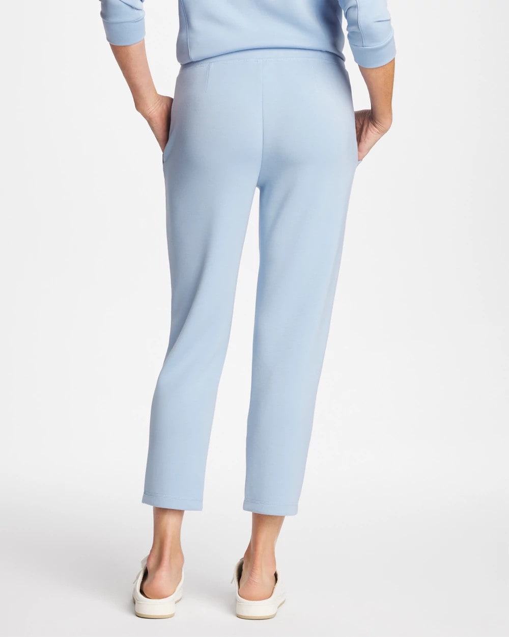 Chico's Zenergy® Soft Cropped Pants Crystal Topaz